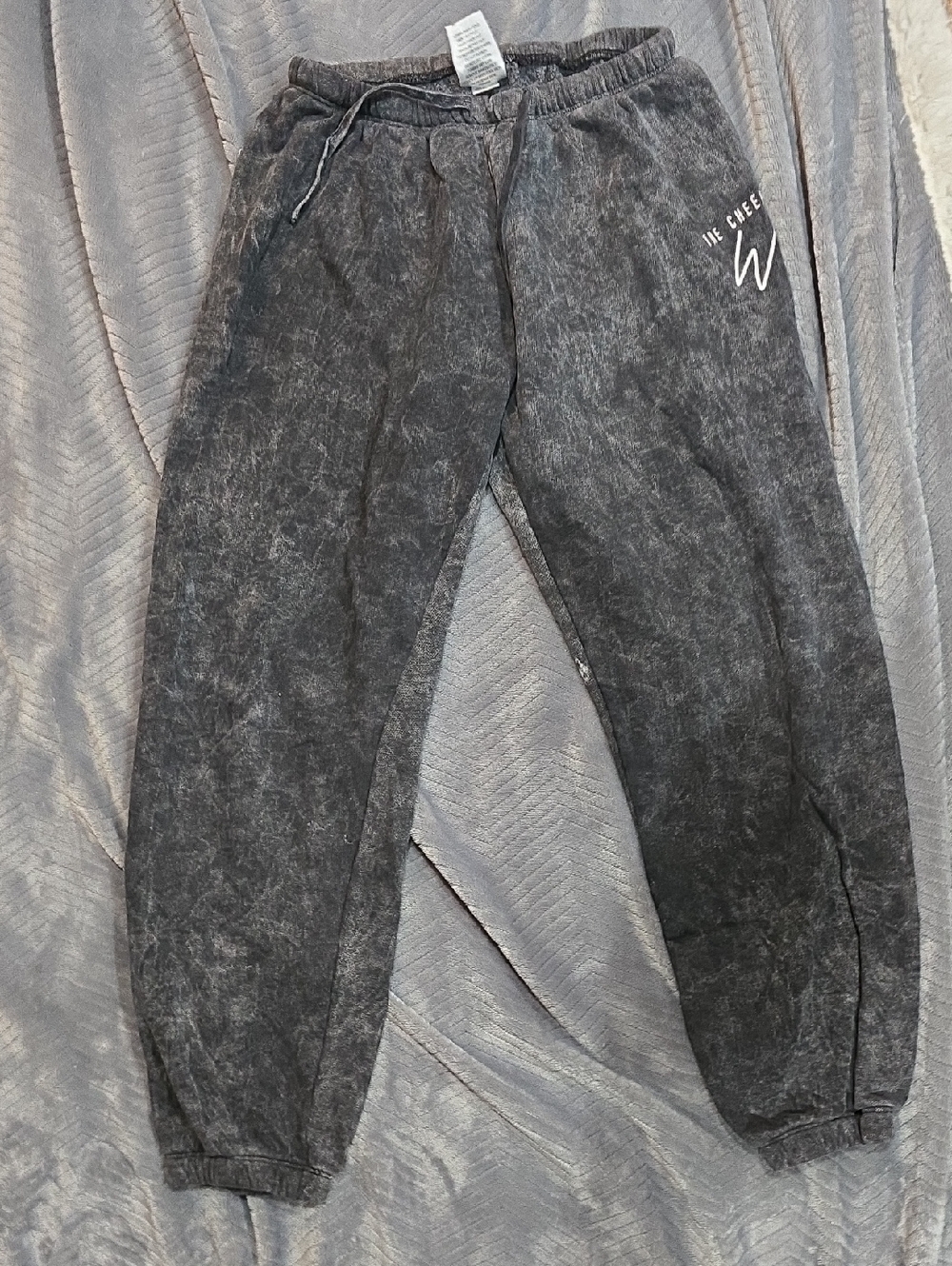 The Cheerleading Worlds Washed Black Drawstring Joggers